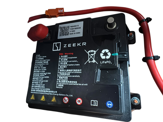 Акумулятор пусковий 12V  рейсталінг б/у Zeekr 001